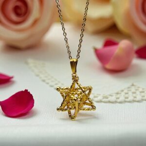 「アネモネ」特設ページ　SeoulStarMarkabaペンダント（18金ゴールドメッキ）／ジルコニア入り