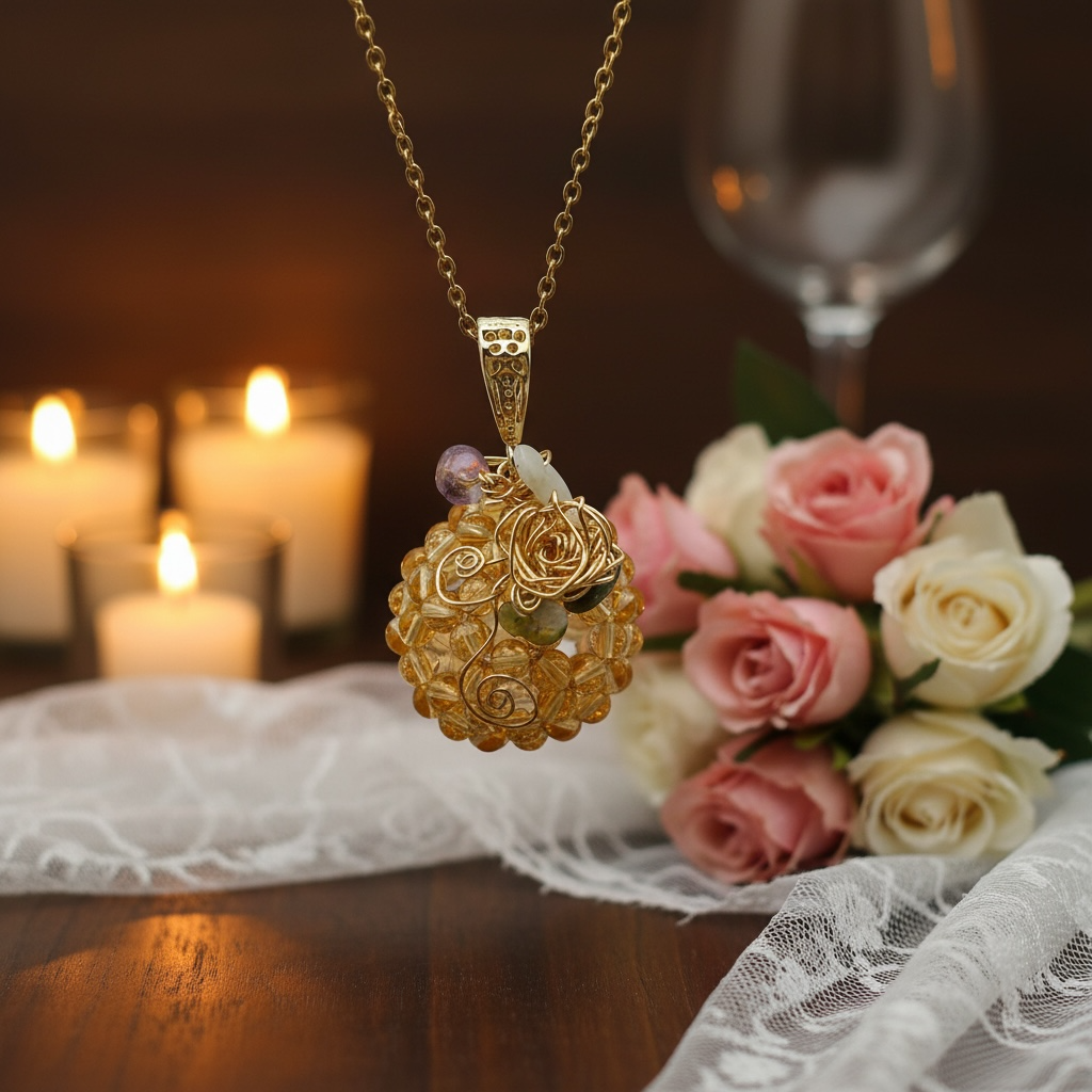 Floral Fullerene(フローラル・フラーレン) 〜豊かさを紡ぐ、シトリンの光球〜 - 画像 (3)